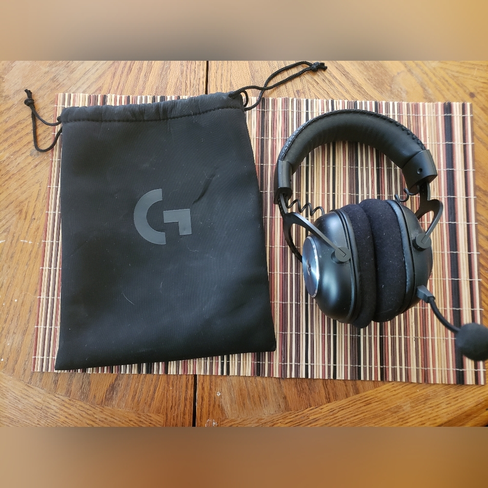 Logitech 981-000817 G Pro X  Blue VO!CE Technology Gaming Headset No Pro Dongle